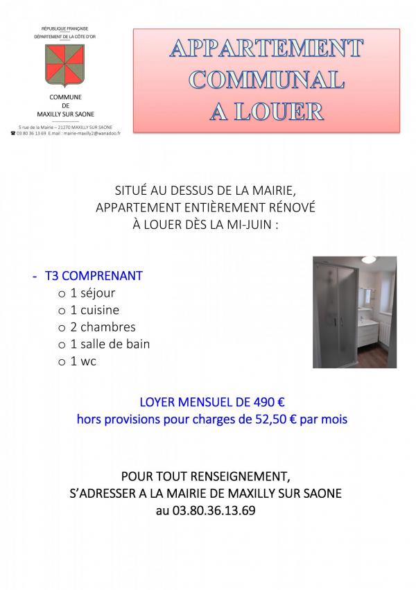 Appartement à louer